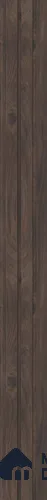 Wenge Wooden Louver PN 05427 8 ft x 4.9 inch Charcoal Panel - 12 mm | Suitable for Feature Wall, TV Unit & Living Room | Width is Subjected to 5% Variation