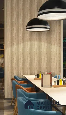 Beige Wooden Louver SA 1016 8 ft x 4.9 inch Charcoal Panel -  mm | Suitable for Feature Wall, TV Unit & Living Room | Width is Subjected to 5% Variation
