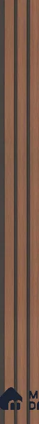Brown Wooden Louver SA 1019 8 ft x 4.9 inch Charcoal Panel - mm | Suitable for Feature Wall, TV Unit & Living Room | Width is Subjected to 5% Variation