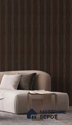 Wenge Wooden Louver SA 1022 8 ft x 4.9 inch Charcoal Panel -  mm | Suitable for Feature Wall, TV Unit & Living Room | Width is Subjected to 5% Variation