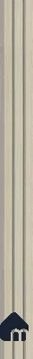 Ivory Wooden Louver SA 1023 8 ft x 4.9 inch Charcoal Panel -  mm | Suitable for Feature Wall, TV Unit & Living Room | Width is Subjected to 5% Variation