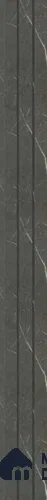Black Wooden Louver SA 2001 8 ft x 4.9 inch Charcoal Panel -  mm | Suitable for Feature Wall, TV Unit & Living Room | Width is Subjected to 5% Variation