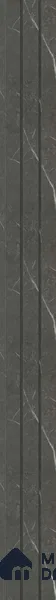 Black Wooden Louver SA 2001 8 ft x 4.9 inch Charcoal Panel - mm | Suitable for Feature Wall, TV Unit & Living Room | Width is Subjected to 5% Variation