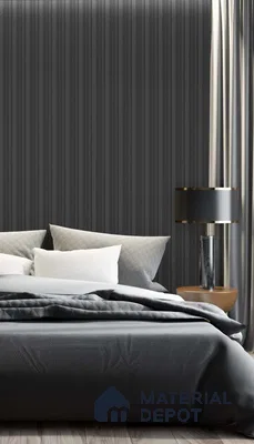 Black Plain Colour Louver SA 4004 8 ft x 4.9 inch Charcoal Panel -  mm | Suitable for Feature Wall, TV Unit & Living Room | Width is Subjected to 5% Variation