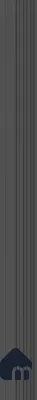 Black Plain Colour Louver SA 4004 8 ft x 4.9 inch Charcoal Panel -  mm | Suitable for Feature Wall, TV Unit & Living Room | Width is Subjected to 5% Variation