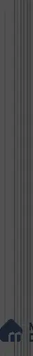 Black Plain Colour Louver SA 4004 8 ft x 4.9 inch Charcoal Panel - mm | Suitable for Feature Wall, TV Unit & Living Room | Width is Subjected to 5% Variation