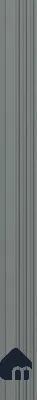 Grey Plain Colour Louver SA 4006 8 ft x 4.9 inch Charcoal Panel -  mm | Suitable for Feature Wall, TV Unit & Living Room | Width is Subjected to 5% Variation
