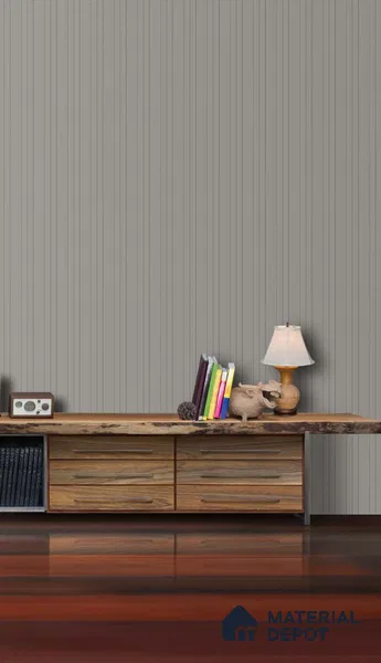 Grey Plain Colour Louver SA 4011 8 ft x 4.9 inch Charcoal Panel -  mm | Suitable for Feature Wall, TV Unit & Living Room | Width is Subjected to 5% Variation