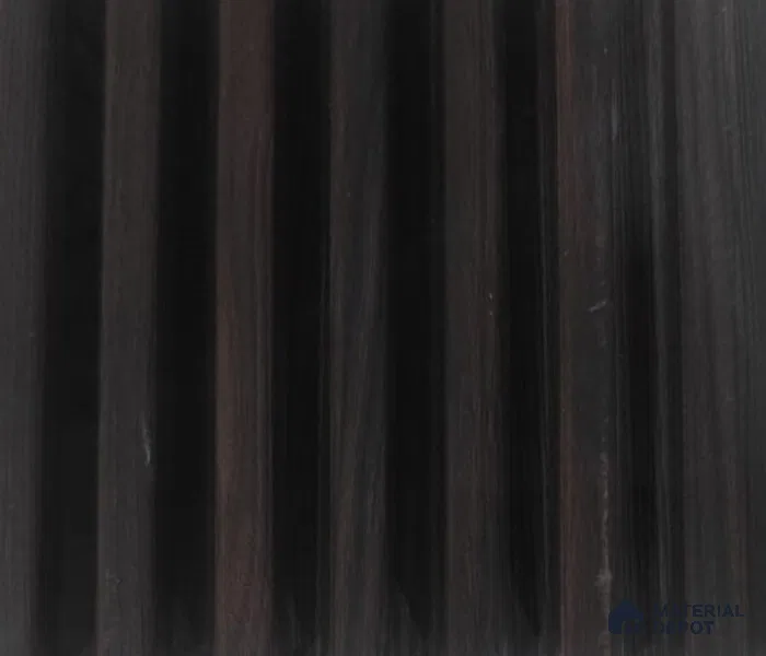 Brown Wooden Louver PN 01727 F 8 ft x 4 inch Charcoal Panel - 10 mm | Suitable for Feature Wall, TV Unit & Living Room | Width is Subjected to 5% Variation