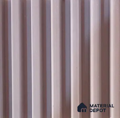 Pink Plain Colour Louver PN 02158 8 ft x 4 inch Charcoal Panel - 10 mm | Suitable for Feature Wall, TV Unit & Living Room | Width is Subjected to 5% Variation