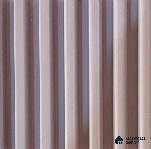 Pink Plain Colour Louver PN 02158 8 ft x 4 inch Charcoal Panel - 10 mm | Suitable for Feature Wall, TV Unit & Living Room | Width is Subjected to 5% Variation