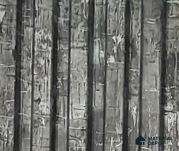 Grey Patterned Louver PN 06345 8 ft x 4 inch Charcoal Panel - 10 mm | Suitable for Feature Wall, TV Unit & Living Room | Width is Subjected to 5% Variation