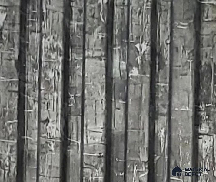 Grey Patterned Louver PN 06345 8 ft x 4 inch Charcoal Panel - 10 mm | Suitable for Feature Wall, TV Unit & Living Room | Width is Subjected to 5% Variation