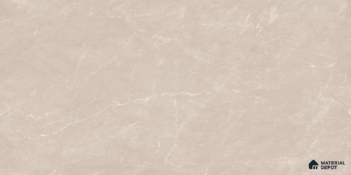 Beige Marble Wall & Floor Tile TL 07039 4 ft x 2 ft Vitrified Glossy Finish - 9 mm | 6 Random Design | Suitable for Living Room, Bedroom, Bathroom