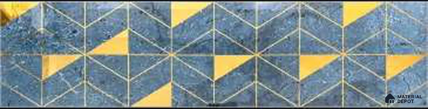 Glass Highlighter Wall Tile TL 13026 Lunar Whisper 4 ft x 11.6 Inch Glossy Finish Vitrified Tile - 9 mm | Suitable for Kitchen Wall, Bathroom Wall & Accent/Feature Wall