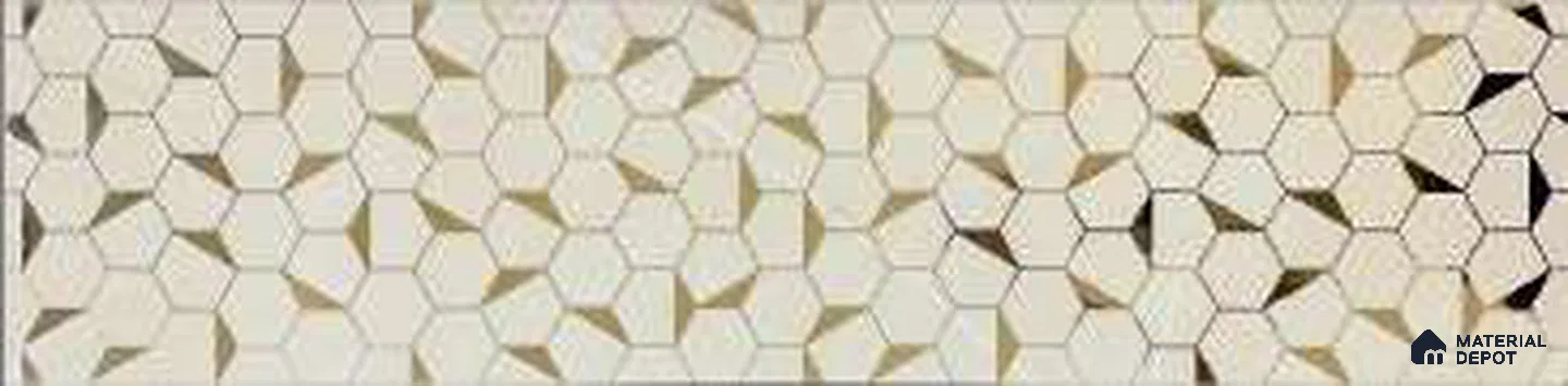 Glass Highlighter Wall Tile TL 13025 Nocturne Glow 4 ft x 11.6 Inch Glossy Finish Vitrified Tile - 9 mm | Suitable for Kitchen Wall, Bathroom Wall & Accent/Feature Wall