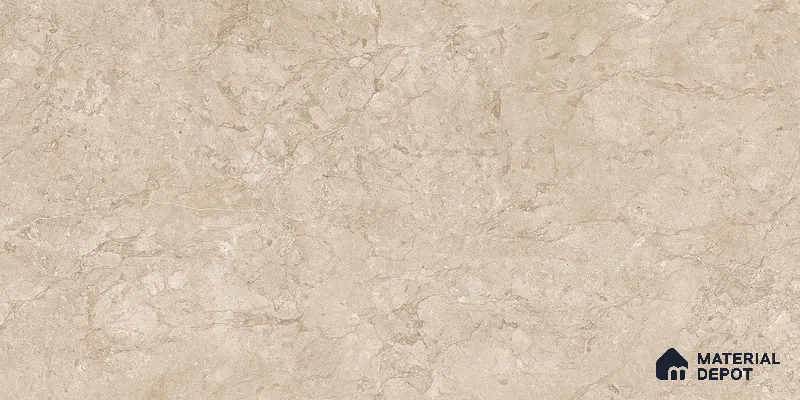 Marble Floor & Wall Tile TL 12270 Loomix Brown 4 ft x 2 ft Endless Carving Lappato Finish Vitrified Tile - 9 mm | 4 Random Designs