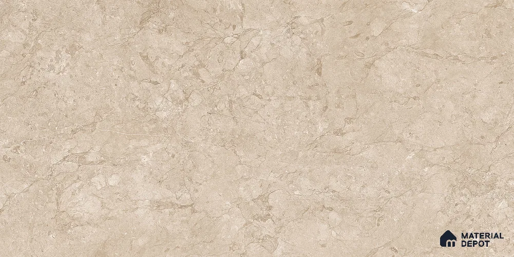 Marble Floor & Wall Tile TL 12270 Loomix Brown 4 ft x 2 ft Endless Carving Lappato Finish Vitrified Tile - 9 mm | 4 Random Designs