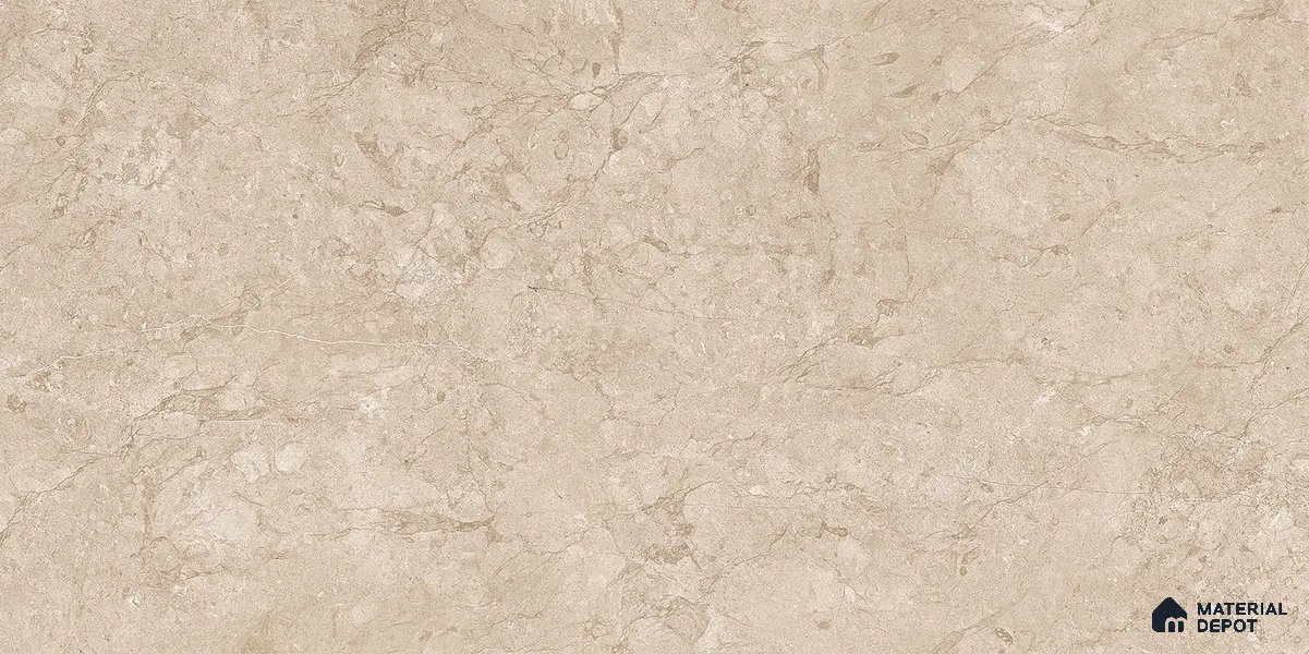 Marble Floor & Wall Tile TL 12270 Loomix Brown 4 ft x 2 ft Endless Carving Lappato Finish Vitrified Tile - 9 mm | 4 Random Designs
