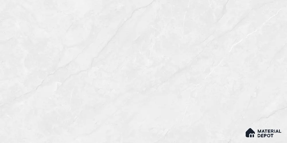Marble Floor & Wall Tile TL 12288 Caspio Bianco 4 ft x 2 ft Glossy Finish Vitrified Tile - 9 mm | 4 Random Designs
