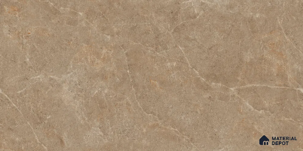 Marble Floor & Wall Tile TL 12289 Cesar Brown 4 ft x 2 ft Glossy Finish Vitrified Tile - 9 mm | 4 Random Designs