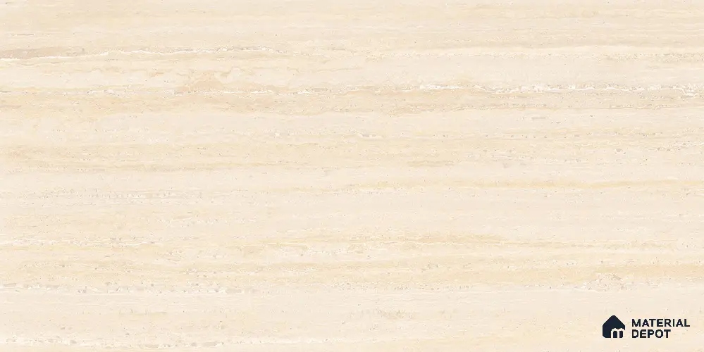 Travertine Wall Tile TL 12245 Aristo Travertine Crema 4 ft x 2 ft Double Digital Finish Vitrified Tile - 9 mm | 4 Random Designs