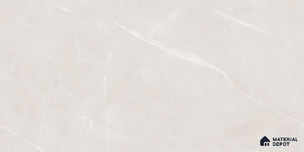Marble Floor & Wall Tile TL 12219 C Eos Armani Light Grey 4 ft x 2 ft Endless Policer Flow Finish Vitrified Tile - 9 mm | 4 Random Designs