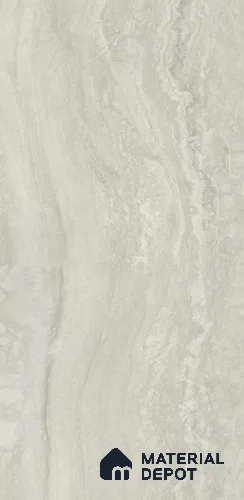 Travertine Floor & Wall Tile TL 12250 D Nicholas Travertine Pearl 4 ft x 2 ft Omnicer Glid Carving Matte Finish Vitrified Tile - 9 mm | 6 Random Designs