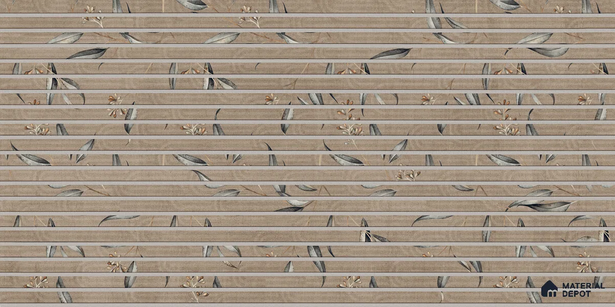 Patterned Wall Tile TL 12255 Marcia 4 ft x 2 ft Mattcer Arc Finish Vitrified Tile - 9 mm