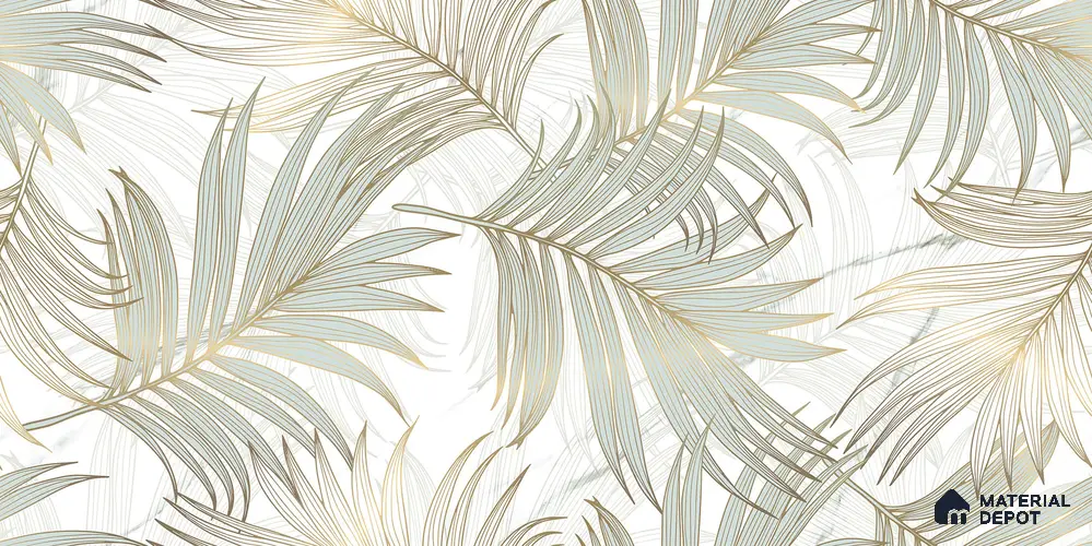 Tropical Wall Tile TL 12230 Antolia Decore 4 ft x 2 ft Policer Glid Finish Vitrified Tile - 9 mm
