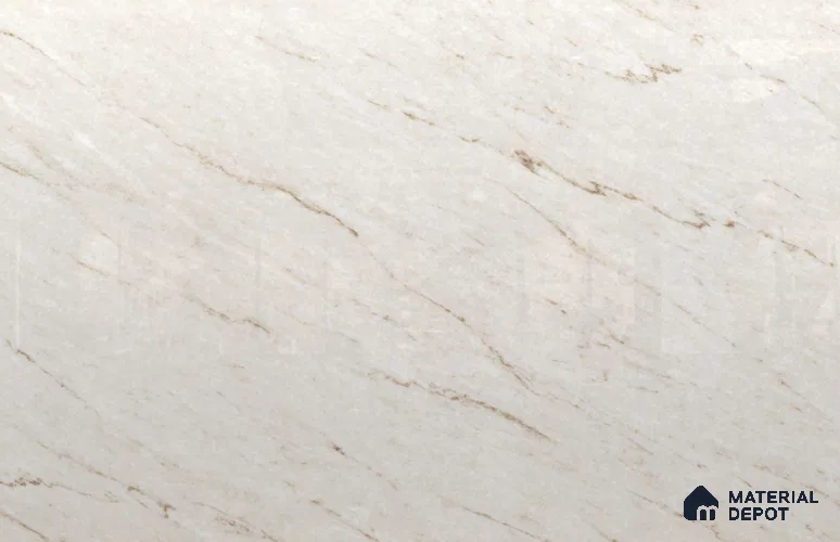 Large Format Marble Floor & Wall Tile TL 11471 Ferior Pale Sisal 6 ft x 4 ft Vitrified Glossy Finish - 9 mm | 4 Random Design | Suitable for Living Room, Bedroom, Dining & Office | Adhesive and Spacers Must be Used During Installation