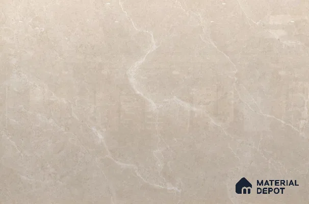Large Formate Marble Floor & Wall Tile TL 11466 Celeste Crema 6 ft x 4 ft Vitrified Glossy Finish - 9 mm | 3 Random Design | Suitable for Living Room, Bedroom, Dining & Office