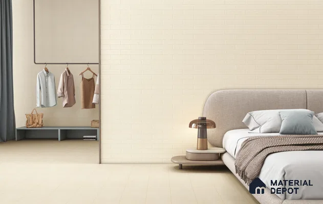 Subway Wall Tile TL 11527 D Levels Beige 10 inc x 2 inc Vitrified Whitebody Digimatt Finish - 8.5 mm | Suitable for Kitchen & Bathroom | Minimum 3 mm Spacer is Mandatory