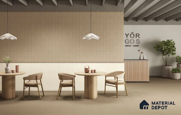 Subway Floor & Wall Tile TL 11527 F Levels Birch 8 inc x 8 inc Vitrified Whitebody Digimatt Finish - 8.5 mm | Suitable for Kitchen & Bathroom | Minimum 3 mm Spacer is Mandatory