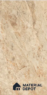 Marble Wall Tile TL 05828 Majestic Lava Bruise 8 ft x 4 ft High Gloss Finish Vitrified Large Format Tile - 9 mm | Suitable for Living Room, Bedroom, Kitchen, Bathroom | 2 Randoms | Adhesive and Spacers Must be Used During Installation