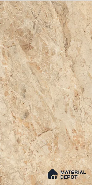 Marble Wall Tile TL 05828 Majestic Lava Bruise 8 ft x 4 ft High Gloss Finish Vitrified Large Format Tile - 9 mm | Suitable for Living Room, Bedroom, Kitchen, Bathroom | 2 Randoms | Adhesive and Spacers Must be Used During Installation