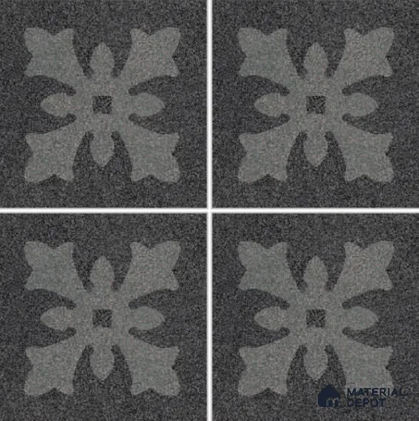 Subway Floor & Wall Tile TL 11518 C Picasso Nero Decor 3 8 inc x 8 inc Anti Skid Vitrified Whitebody Digimatt Finish - 8.5 mm | Suitable for Kitchen & Bathroom | Minimum 3 mm Spacer is Mandatory