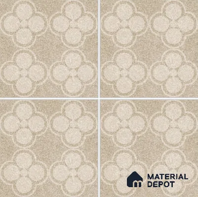 Subway Floor & Wall Tile TL 11518 Picasso Lichen Decor 1 8 inc x 8 inc Anti Skid Vitrified Whitebody Digimatt Finish - 8.5 mm | Suitable for Kitchen & Bathroom | Minimum 3 mm Spacer is Mandatory