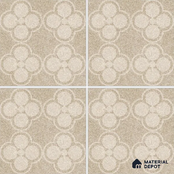 Subway Floor & Wall Tile TL 11518 Picasso Lichen Decor 1 8 inc x 8 inc Anti Skid Vitrified Whitebody Digimatt Finish - 8.5 mm | Suitable for Kitchen & Bathroom | Minimum 3 mm Spacer is Mandatory