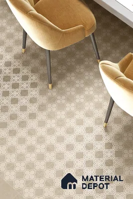 Subway Floor & Wall Tile TL 11518 Picasso Lichen Decor 1 8 inc x 8 inc Anti Skid Vitrified Whitebody Digimatt Finish - 8.5 mm | Suitable for Kitchen & Bathroom | Minimum 3 mm Spacer is Mandatory