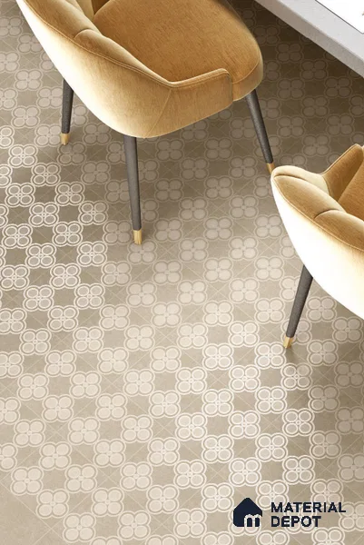 Subway Floor & Wall Tile TL 11518 Picasso Lichen Decor 1 8 inc x 8 inc Anti Skid Vitrified Whitebody Digimatt Finish - 8.5 mm | Suitable for Kitchen & Bathroom | Minimum 3 mm Spacer is Mandatory