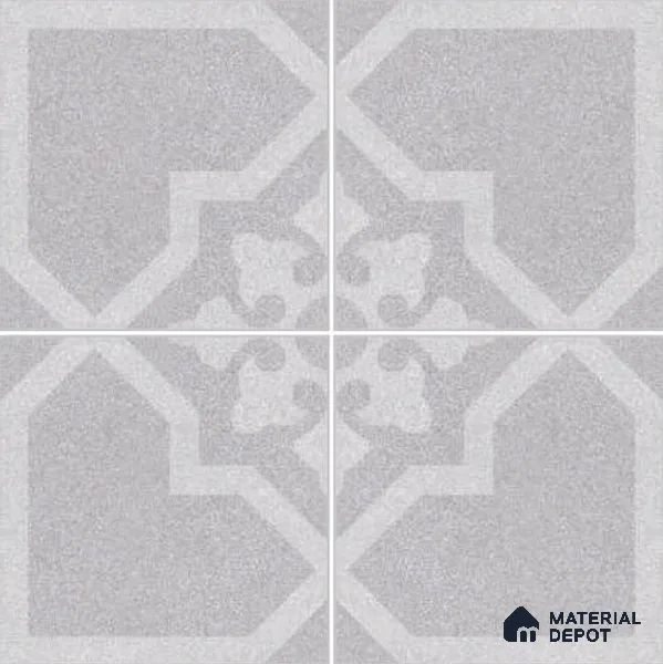 Subway Floor & Wall Tile TL 11518 G Picasso Pumice Decor 4 8 inc x 8 inc Anti Skid Vitrified Whitebody Digimatt Finish - 8.5 mm | Suitable for Kitchen & Bathroom | Minimum 3 mm Spacer is Mandatory