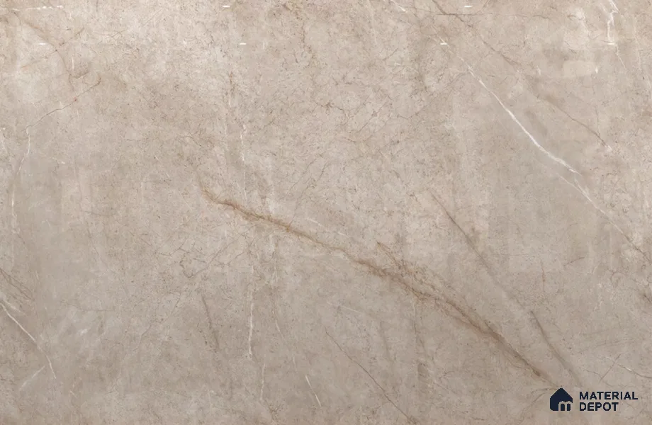 Large Formate Marble Floor & Wall Tile TL 11499 Silver River 6 ft x 4 ft Vitrified Glossy Finish - 9 mm | 3 Random Design | Suitable for Living Room, Bedroom, Dining & Office