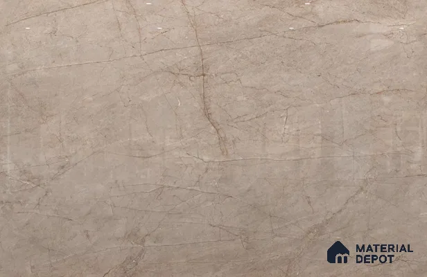 Large Formate Marble Floor & Wall Tile TL 11502 C Timewoven Umber 6 ft x 4 ft Vitrified Glossy Finish - 9 mm | 3 Random Design | Suitable for Living Room, Bedroom, Dining & Office