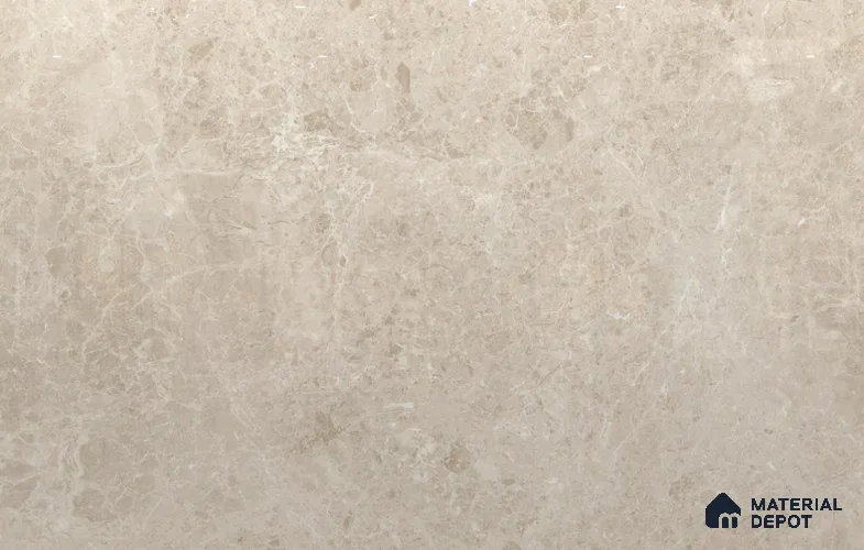 Large Format Marble Floor & Wall Tile TL 11485 Renova Crema Pie 6 ft x 4 ft Vitrified Glossy Finish - 9 mm | 4 Random Design | Suitable for Living Room, Bedroom, Dining & Office | Adhesive and Spacers Must be Used During Installation