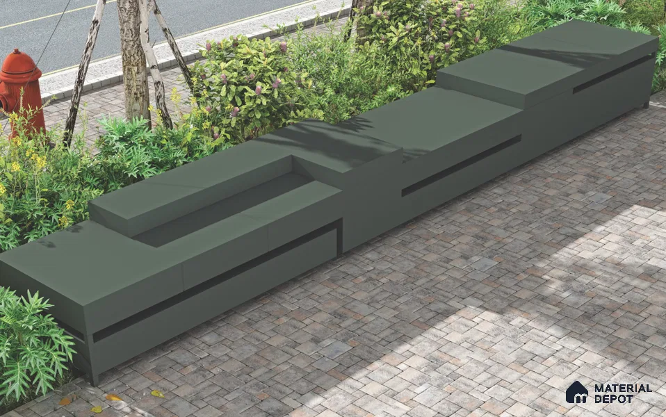 Plain Floor & Wall Tile TL 11513 E Juniper 8 ft x 3 ft Fullbody Matte Finish - 15 mm | Suitable for Table Top & Window Frame | Adhesive and Spacers Must be Used During Installation