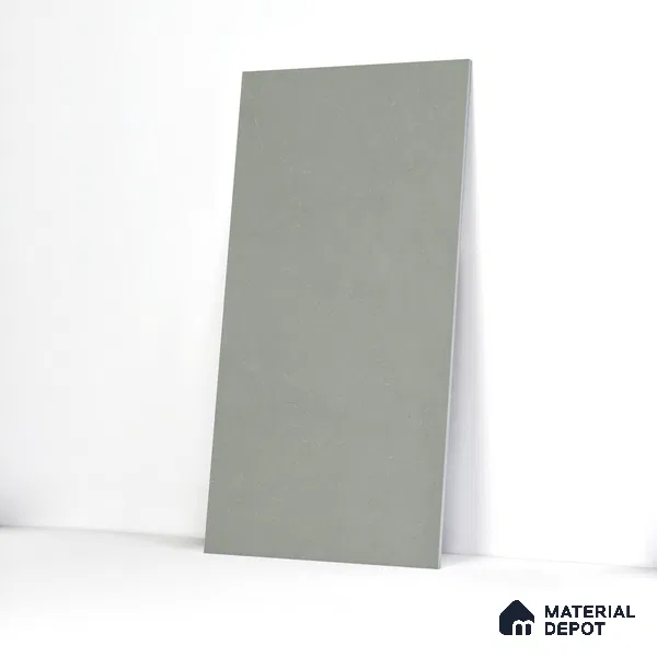 Carving Floor & Wall Tile TL 05456 B Olive Green 2 ft x 4 ft Vitrified Rustic Carving Matte Finish - 9 mm | 6 Random Design | Suitable for Living Room, Bedroom, Bathroom, Kitchen (Sample)