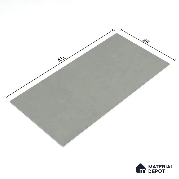 Carving Floor & Wall Tile TL 05456 B Olive Green 2 ft x 4 ft Vitrified Rustic Carving Matte Finish - 9 mm | 6 Random Design | Suitable for Living Room, Bedroom, Bathroom, Kitchen (Sample)