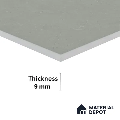 Carving Floor & Wall Tile TL 05456 B Olive Green 2 ft x 4 ft Vitrified Rustic Carving Matte Finish - 9 mm | 6 Random Design | Suitable for Living Room, Bedroom, Bathroom, Kitchen (Sample)