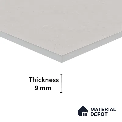 Carving Floor & Wall Tile TL 05456 Avorio Crema 2 ft x 4 ft Vitrified Rustic Carving Matte Finish - 9 mm | 6 Random Design | Suitable for Living Room, Bedroom, Bathroom, Kitchen (Sample)